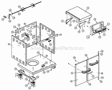 Page B Diagram and Parts List for 9866-47  Broil King Grill